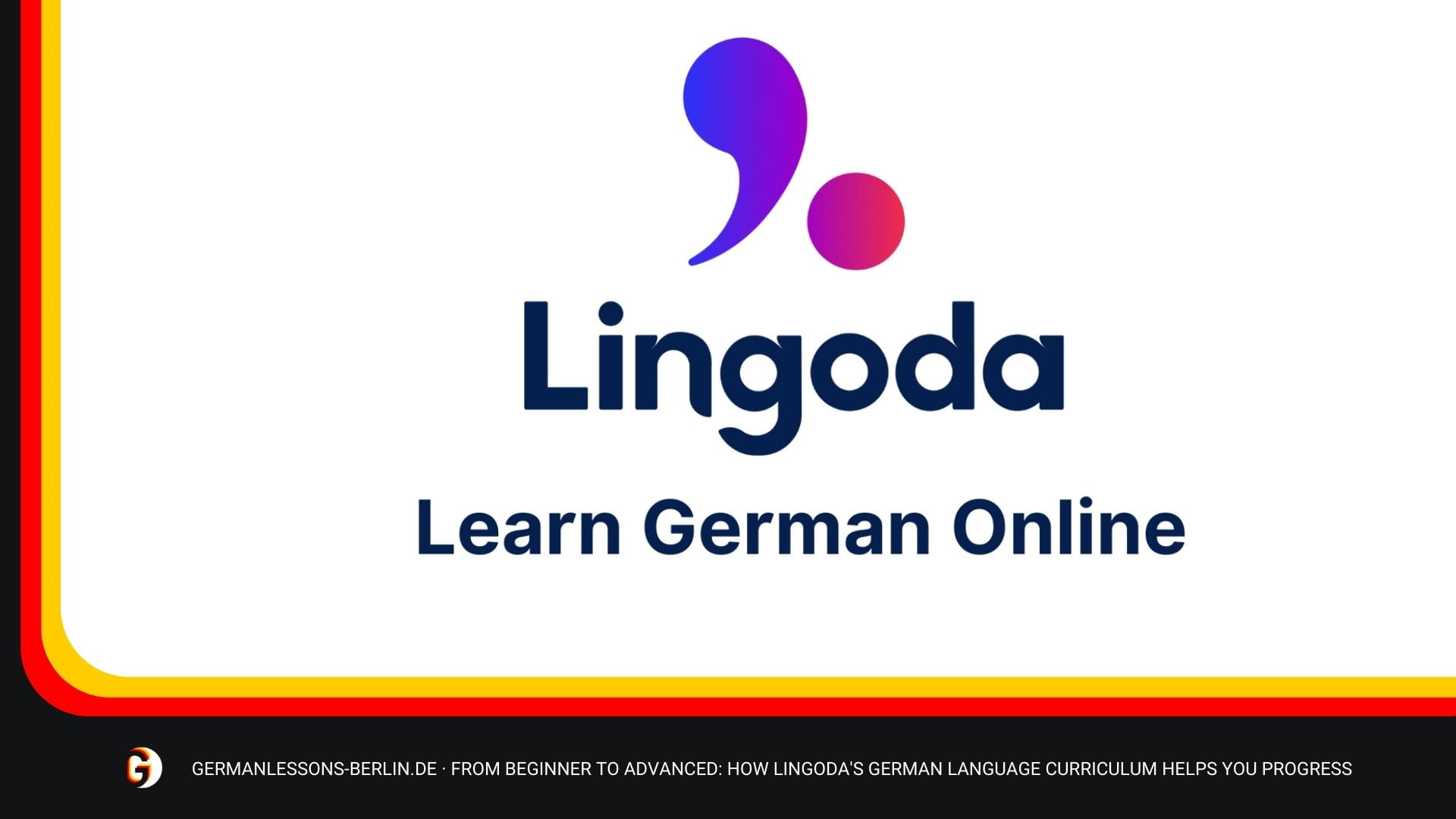 Lingoda's German Language Curriculum