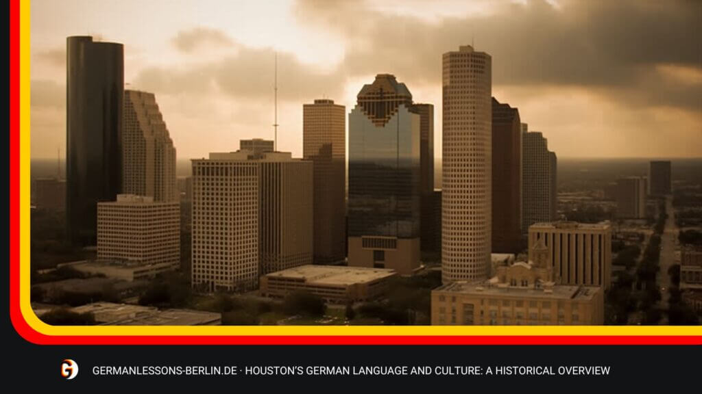 Houston's German Language And Culture: A Historical Overview