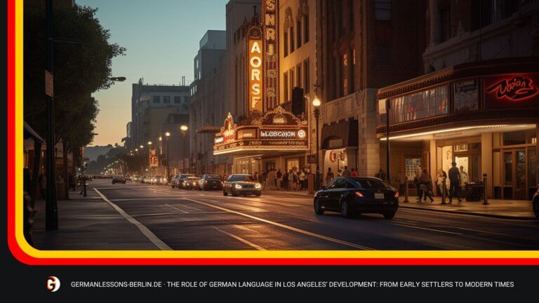 The Role Of German Language In Los Angeles’ Development: From Early Settlers To Modern Times 4 The Role Of German Language In Los Angeles’ Development: From Early Settlers To Modern Times