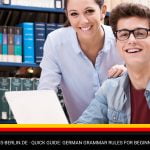 Quick Guide: German Grammar Rules for Beginners Made Easy