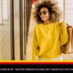 Master German Vocabulary Essentials for Shopping Today!