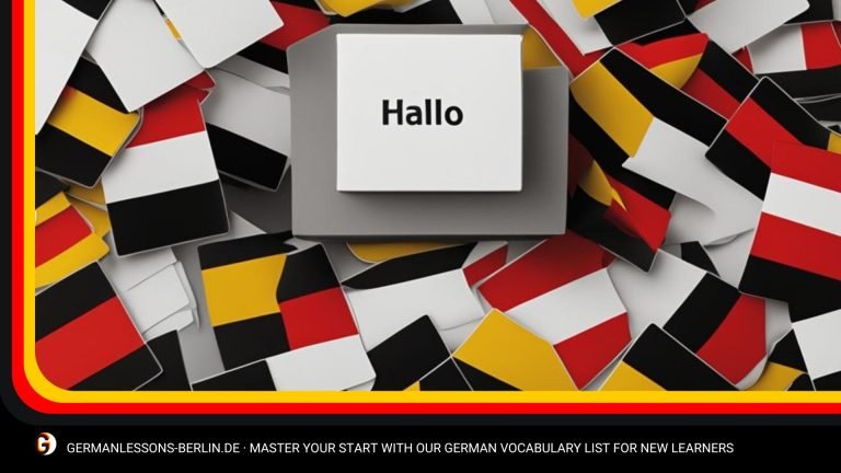 Master Your Start with Our German Vocabulary List for New Learners 3 Master Your Start with Our German Vocabulary List for New Learners