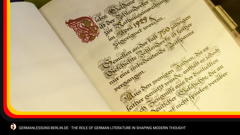 The Role of German Literature in Shaping Modern Thought 5 The Role of German Literature in Shaping Modern Thought