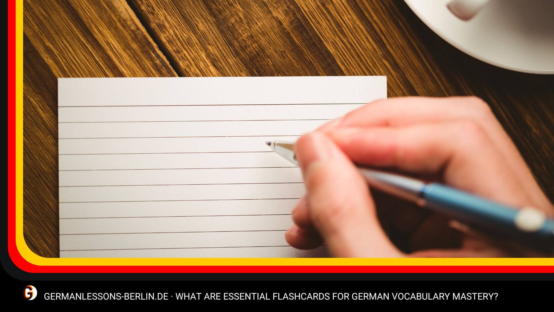What Are Essential Flashcards For German Vocabulary Mastery German 